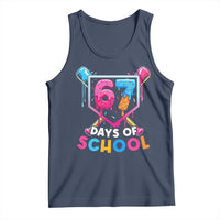 Funny 67 Days Of School Baseball Drip Tank Top Six Seven Meme Gen Alpha - Wonder Print Shop