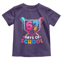 Funny 67 Days Of School Baseball Drip Toddler T Shirt Six Seven Meme Gen Alpha - Wonder Print Shop