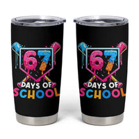 Funny 67 Days Of School Baseball Drip Tumbler Cup Six Seven Meme Gen Alpha - Wonder Print Shop