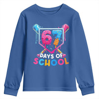 Funny 67 Days Of School Baseball Drip Youth Sweatshirt Six Seven Meme Gen Alpha - Wonder Print Shop