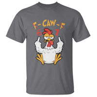 Funny F Caw F 67 Meme T Shirt Cartoon Chicken Six Seven Poultry Humor - Wonder Print Shop