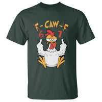 Funny F Caw F 67 Meme T Shirt Cartoon Chicken Six Seven Poultry Humor - Wonder Print Shop