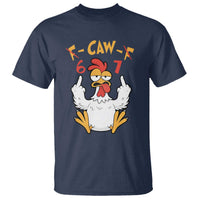 Funny F Caw F 67 Meme T Shirt Cartoon Chicken Six Seven Poultry Humor - Wonder Print Shop