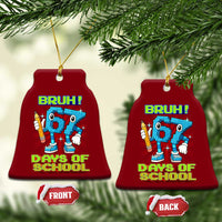 Funny Bruh 67 Days Of School Ceramic Ornament Six Seven Meme Pixel Game Gen Alpha - Wonder Print Shop