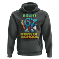 Funny Bruh 67 Days Of School Hoodie Six Seven Meme Pixel Game Gen Alpha - Wonder Print Shop