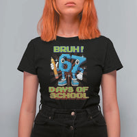 Funny Bruh 67 Days Of School T Shirt For Women Six Seven Meme Pixel Game Gen Alpha - Wonder Print Shop
