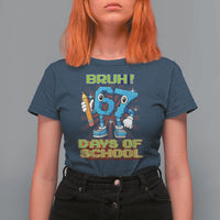 Funny Bruh 67 Days Of School T Shirt For Women Six Seven Meme Pixel Game Gen Alpha - Wonder Print Shop