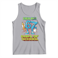 Funny Bruh 67 Days Of School Tank Top Six Seven Meme Pixel Game Gen Alpha - Wonder Print Shop