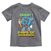 Funny Bruh 67 Days Of School Toddler T Shirt Six Seven Meme Pixel Game Gen Alpha - Wonder Print Shop