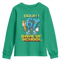 Funny Bruh 67 Days Of School Youth Sweatshirt Six Seven Meme Pixel Game Gen Alpha - Wonder Print Shop