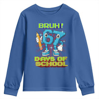 Funny Bruh 67 Days Of School Youth Sweatshirt Six Seven Meme Pixel Game Gen Alpha - Wonder Print Shop