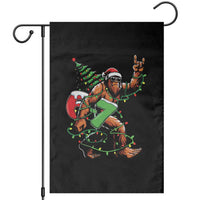 Funny Santa Bigfoot 67 Christmas Tree Xmas Lights Garden Flag - Wonder Print Shop