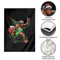 Funny Santa Bigfoot 67 Christmas Tree Xmas Lights Garden Flag - Wonder Print Shop