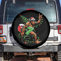 Funny Santa Bigfoot 67 Christmas Tree Xmas Lights Spare Tire Cover - Wonder Print Shop