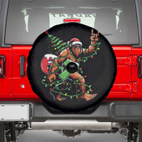 Funny Santa Bigfoot 67 Christmas Tree Xmas Lights Spare Tire Cover - Wonder Print Shop