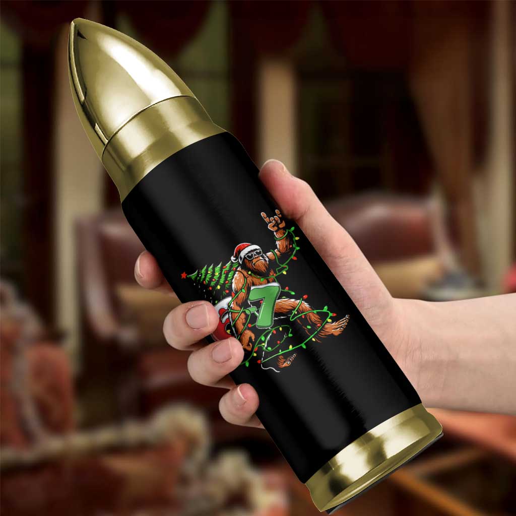 Funny Santa Bigfoot 67 Christmas Tree Xmas Lights Bullet Tumbler - Wonder Print Shop