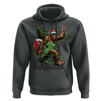 Funny Santa Bigfoot 67 Christmas Tree Xmas Lights Hoodie - Wonder Print Shop