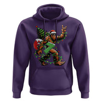 Funny Santa Bigfoot 67 Christmas Tree Xmas Lights Hoodie - Wonder Print Shop