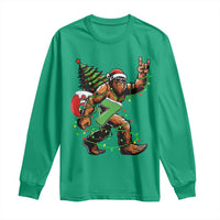 Funny Santa Bigfoot 67 Christmas Tree Xmas Lights Long Sleeve Shirt - Wonder Print Shop