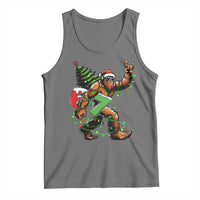 Funny Santa Bigfoot 67 Christmas Tree Xmas Lights Tank Top - Wonder Print Shop