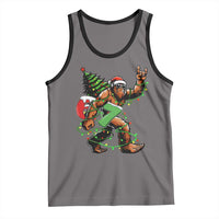 Funny Santa Bigfoot 67 Christmas Tree Xmas Lights Tank Top - Wonder Print Shop