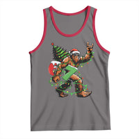 Funny Santa Bigfoot 67 Christmas Tree Xmas Lights Tank Top - Wonder Print Shop
