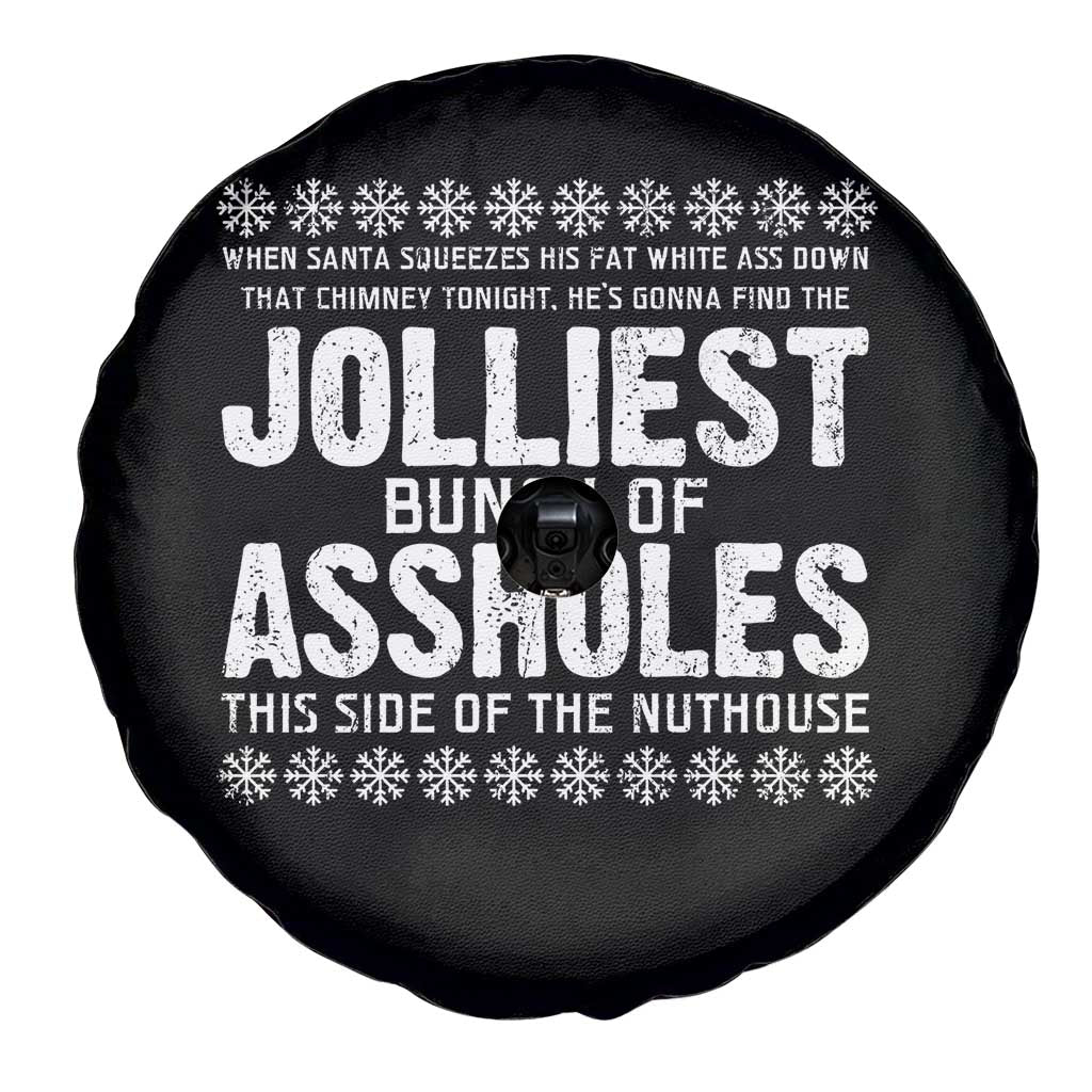 Funny Christmas Vacation Jolliest Bunch Of Assholes Spare Tire Cover Xmas Movie - Wonder Print Shop