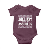 Funny Christmas Vacation Jolliest Bunch Of Assholes Baby Onesie Xmas Movie - Wonder Print Shop