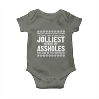 Funny Christmas Vacation Jolliest Bunch Of Assholes Baby Onesie Xmas Movie - Wonder Print Shop