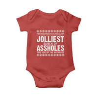 Funny Christmas Vacation Jolliest Bunch Of Assholes Baby Onesie Xmas Movie - Wonder Print Shop