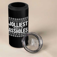 Funny Christmas Vacation Jolliest Bunch Of Assholes 4 in 1 Can Cooler Tumbler Xmas Movie - Wonder Print Shop