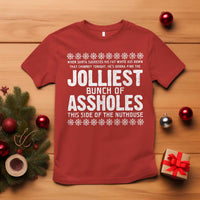 Funny Christmas Vacation Jolliest Bunch Of Assholes T Shirt Xmas Movie - Wonder Print Shop