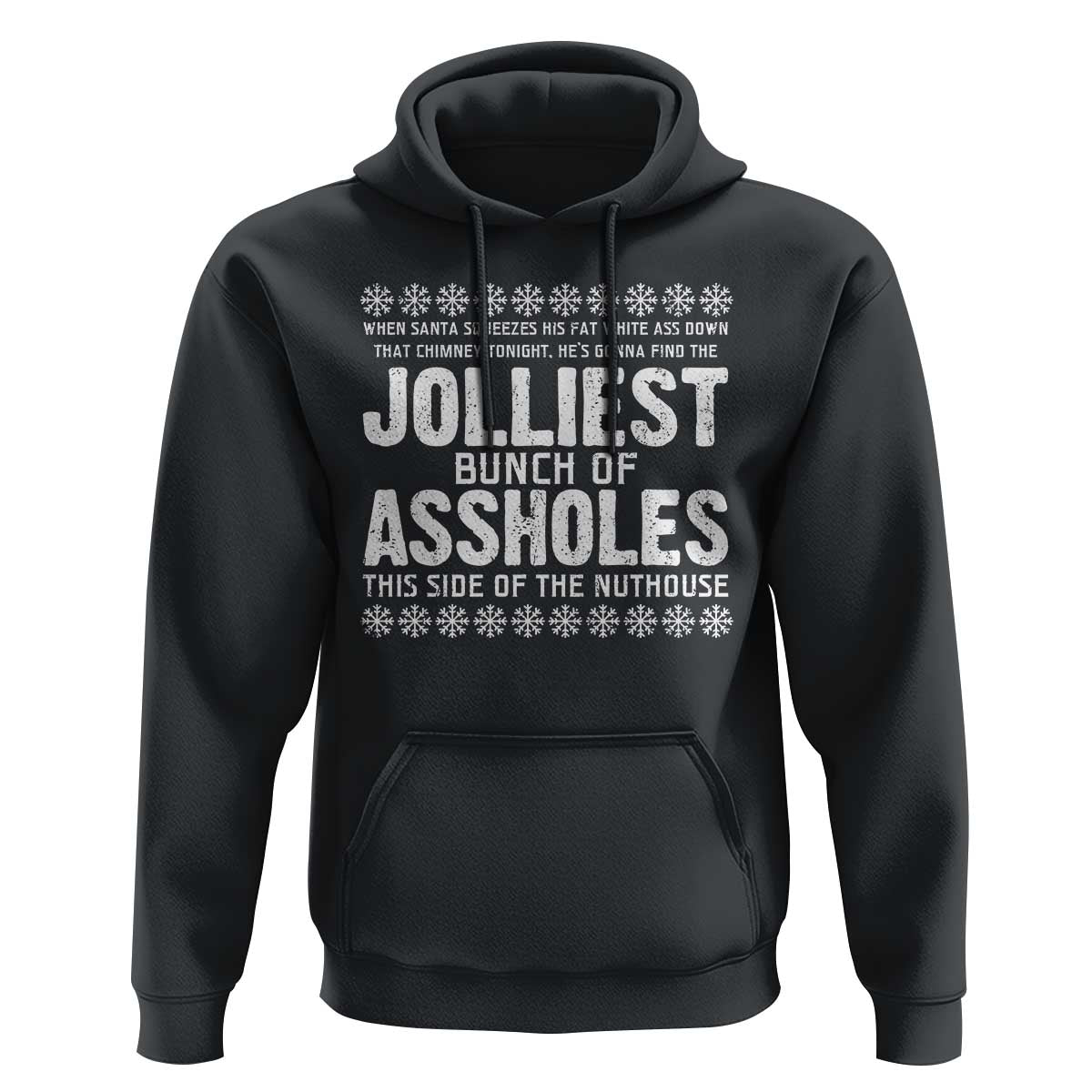 Funny Christmas Vacation Jolliest Bunch Of Assholes Hoodie Xmas Movie - Wonder Print Shop