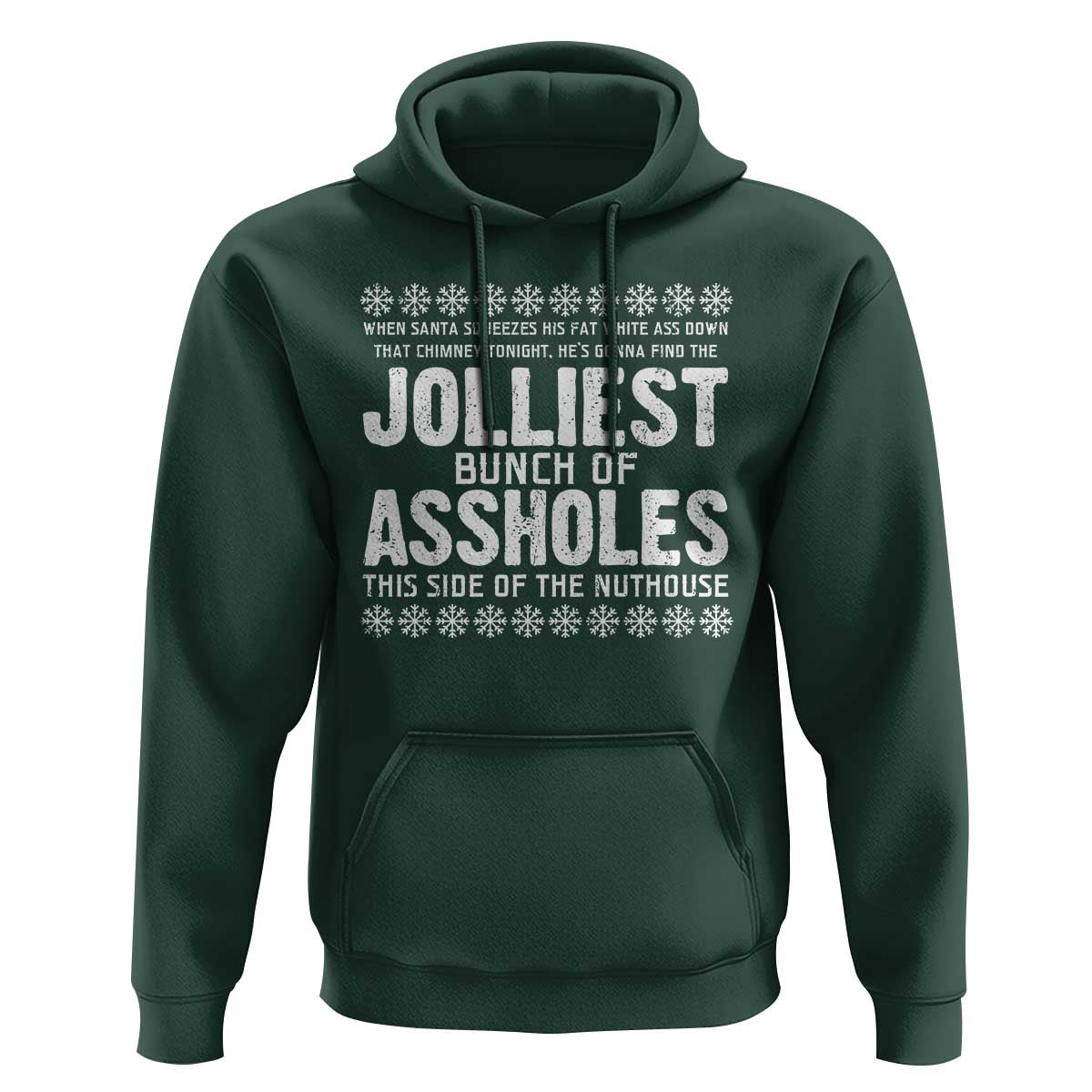 Funny Christmas Vacation Jolliest Bunch Of Assholes Hoodie Xmas Movie - Wonder Print Shop