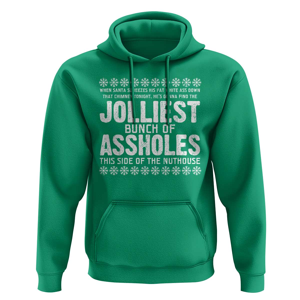 Funny Christmas Vacation Jolliest Bunch Of Assholes Hoodie Xmas Movie - Wonder Print Shop