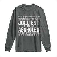 Funny Christmas Vacation Jolliest Bunch Of Assholes Long Sleeve Shirt Xmas Movie - Wonder Print Shop