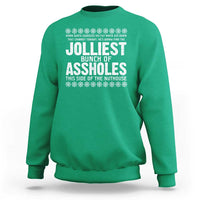 Funny Christmas Vacation Jolliest Bunch Of Assholes Sweatshirt Xmas Movie - Wonder Print Shop