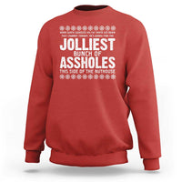 Funny Christmas Vacation Jolliest Bunch Of Assholes Sweatshirt Xmas Movie - Wonder Print Shop