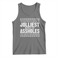 Funny Christmas Vacation Jolliest Bunch Of Assholes Tank Top Xmas Movie - Wonder Print Shop
