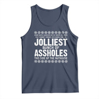 Funny Christmas Vacation Jolliest Bunch Of Assholes Tank Top Xmas Movie - Wonder Print Shop