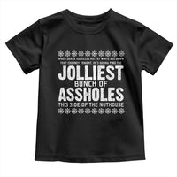 Funny Christmas Vacation Jolliest Bunch Of Assholes Toddler T Shirt Xmas Movie - Wonder Print Shop