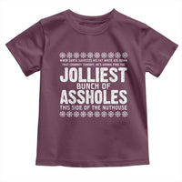 Funny Christmas Vacation Jolliest Bunch Of Assholes Toddler T Shirt Xmas Movie - Wonder Print Shop