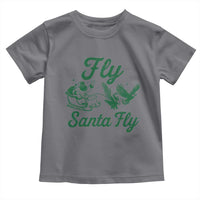 Funny Christmas Philadelphia Fan Toddler T Shirt Fly Santa Fly Eagles Philly Pride - Wonder Print Shop