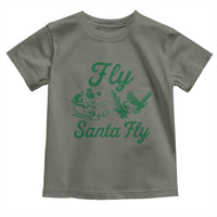 Funny Christmas Philadelphia Fan Toddler T Shirt Fly Santa Fly Eagles Philly Pride - Wonder Print Shop