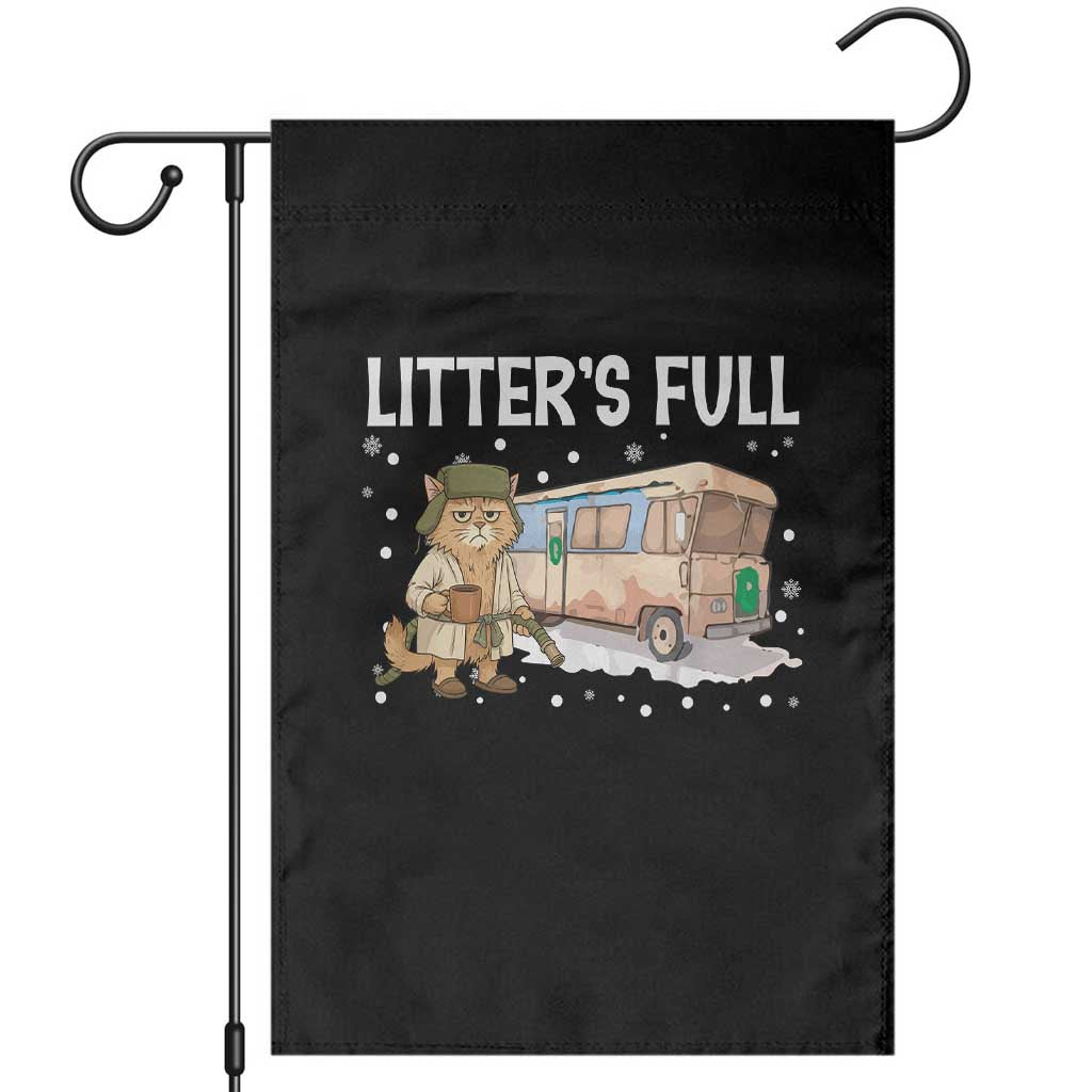 Funny Christmas Vacation Litter's Full Cat Garden Flag Xmas Movie - Wonder Print Shop