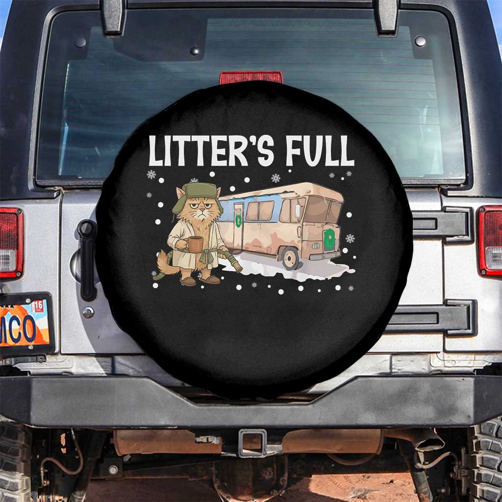 Funny Christmas Vacation Litter's Full Cat Spare Tire Cover Xmas Movie - Wonder Print Shop