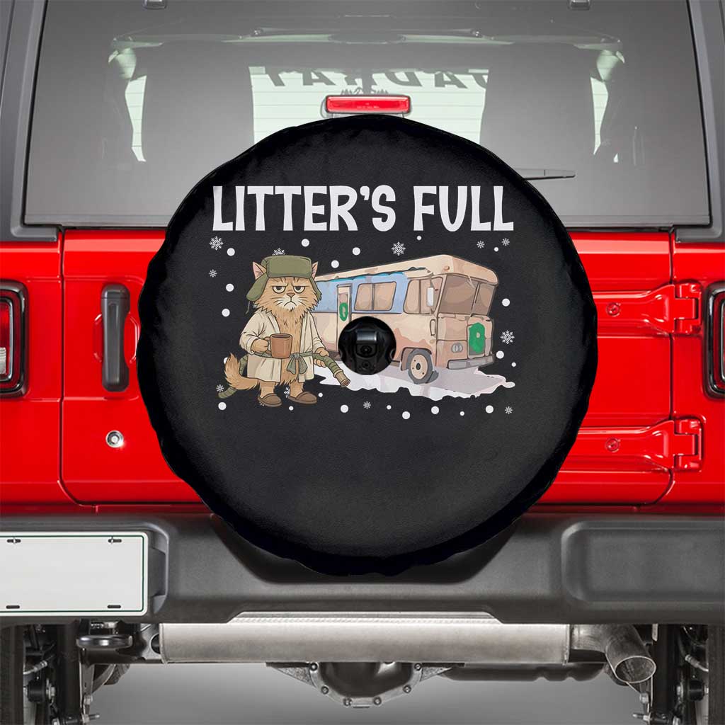 Funny Christmas Vacation Litter's Full Cat Spare Tire Cover Xmas Movie - Wonder Print Shop