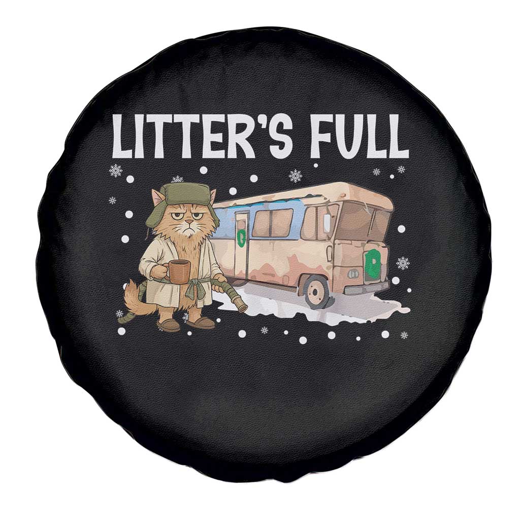 Funny Christmas Vacation Litter's Full Cat Spare Tire Cover Xmas Movie - Wonder Print Shop