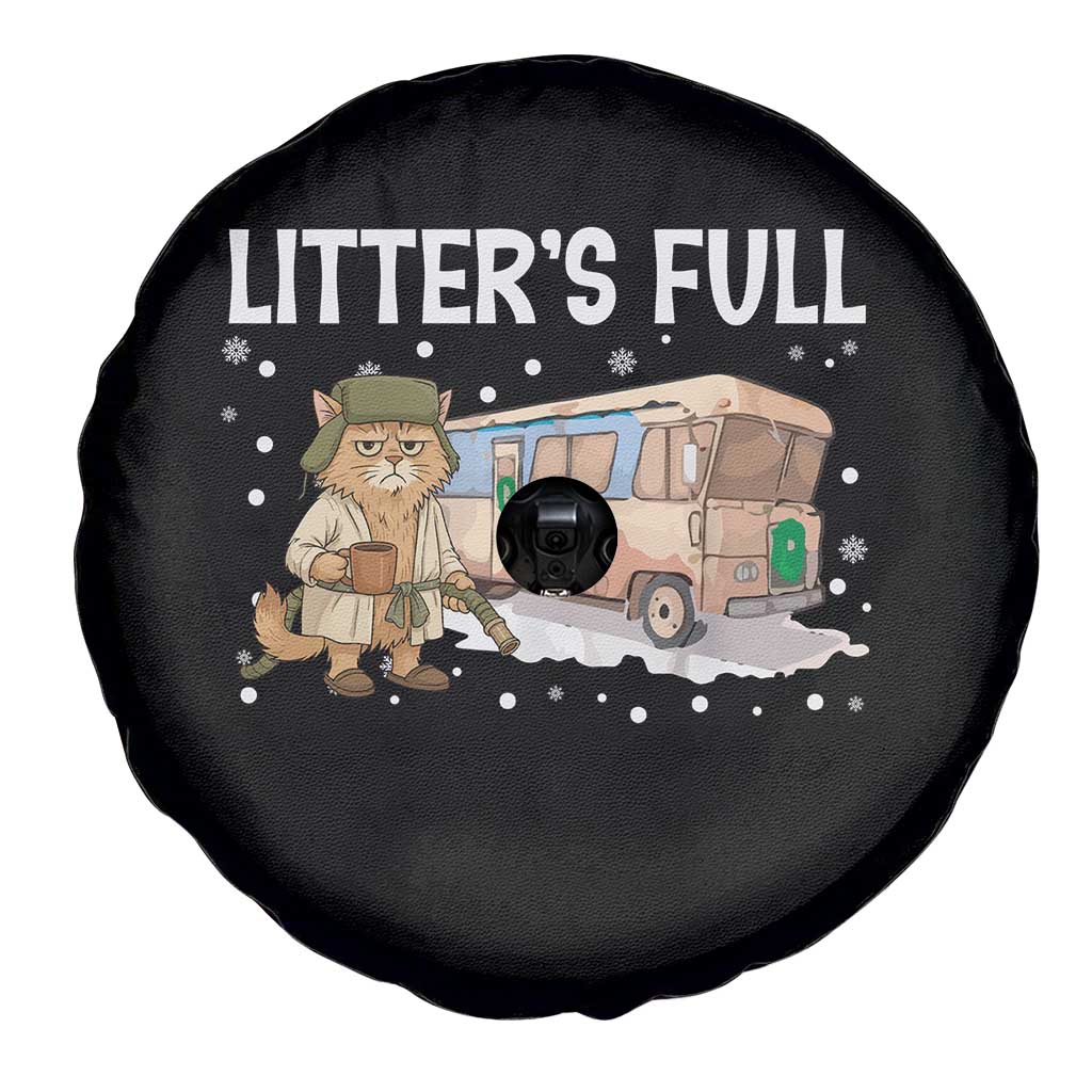 Funny Christmas Vacation Litter's Full Cat Spare Tire Cover Xmas Movie - Wonder Print Shop