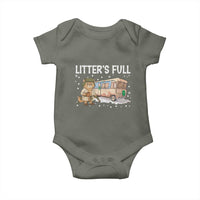 Funny Christmas Vacation Litter's Full Cat Baby Onesie Xmas Movie - Wonder Print Shop